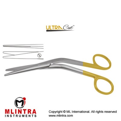 UltraCut™ TC Cottle Tonsil Scissor Stainless Steel, 16 cm - 6 1/4"